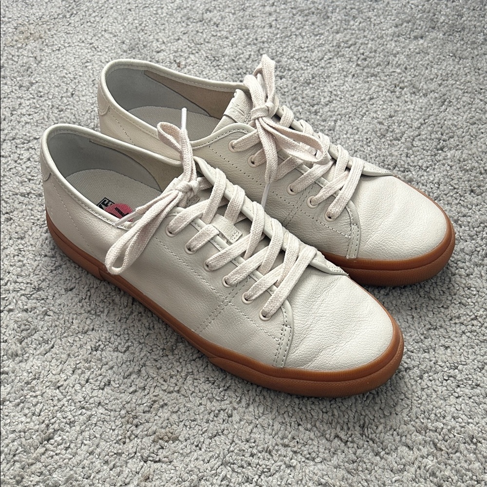 Frye Cream and Tan Women's Sneakers
